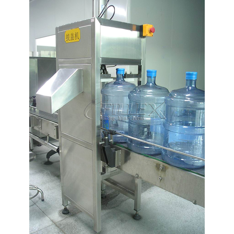 Автоматическая машина для снятия крышки с бутылок с водой на 5 галлонов